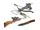Guns, Knives & Bow
